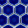 Metro 0.91" x 1.02" Porcelain Honeycomb Mosaic Wall Tile