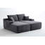 Canapé modulaire Cloud avec méridienne double et tissu moelleux confortable-497438298
