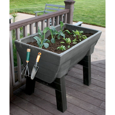 Jardinière en plastique avec réservoir Garden Wizard