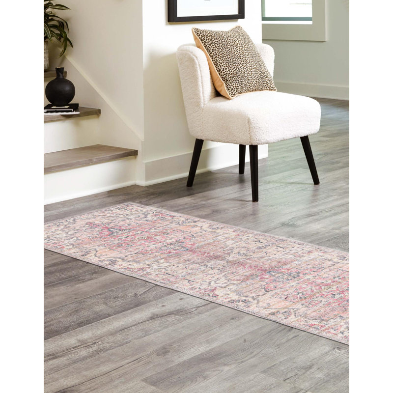 Engelman Washable Oriental Indoor Rug, Runner 2'7" x 14'1"