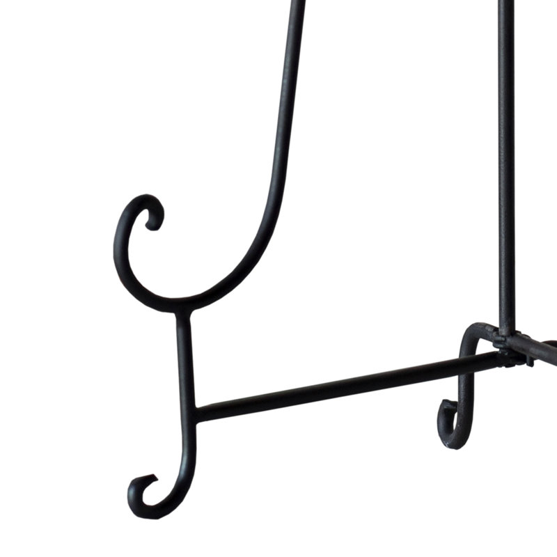 Chevalet trépied pliant en métal, H 19,7 po x l 9,75 po x P 14,5 po