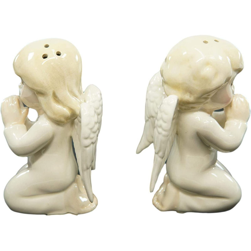 Ensemble salière et poivrière Trinx Ikira Praying Boy and Girl Angels