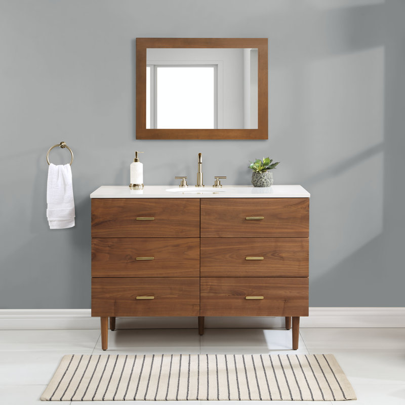 Dondi 48'' Single Bathroom Vanity with Quartz Top