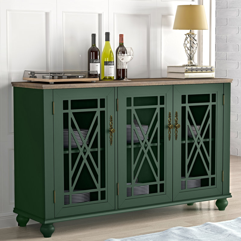 Buffet de rangement Adao, Vert