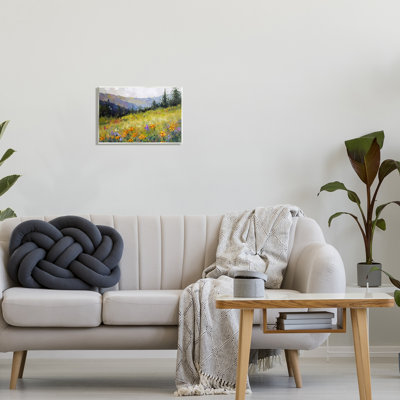 «Bb-212-Wood Flower Meadow», peinture sur panneau de fibres à densité moyenne par Ziwei Li