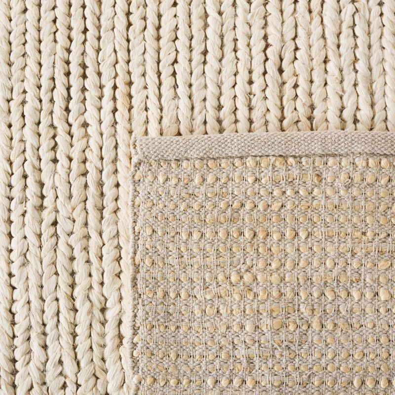 Ralph Lauren Ponderosa Jute, Cotton Solid Color Rug, Rectangle 2' x 3'