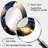 Somesh Abstract Marble Geode Blue I - Liquid Ink Unique Wall Mirror Decor, Blue Large Mirror, Printed Metal Art-594240568-594240564