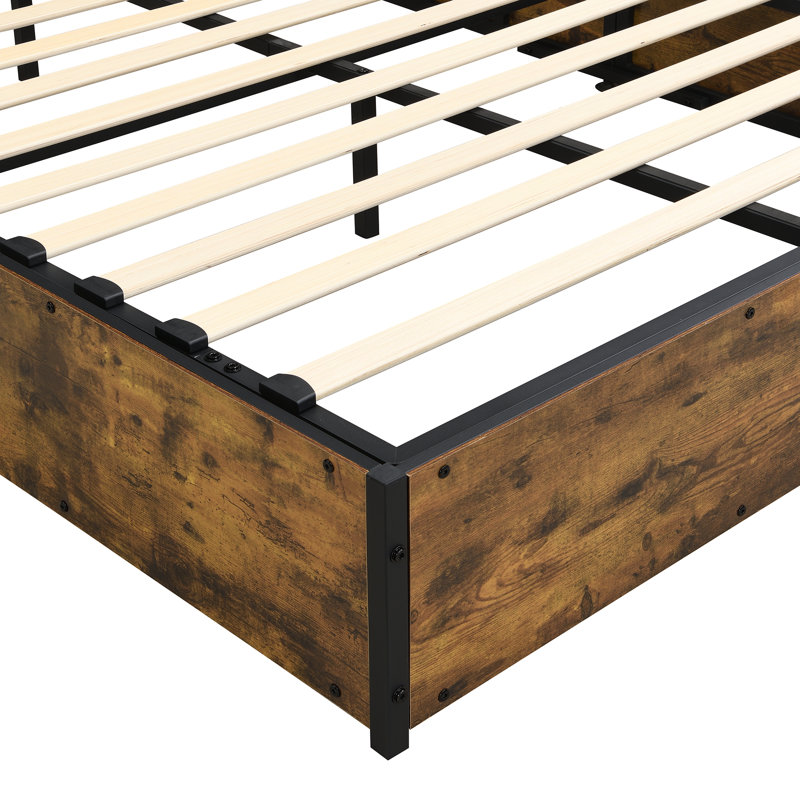 Upholstered Ottoman Storage Bed, Double (4'6)