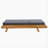 LOUNGE CHAISE SET, SPACE AVAILABLE ON ONE SIDE,ACACIA SOLID WOOD WITH LOUNGE CUSHION (CREAM & TRIPLE FOLD) - MATCHING DARK GREY VERSION AVAILABLE-1898868613