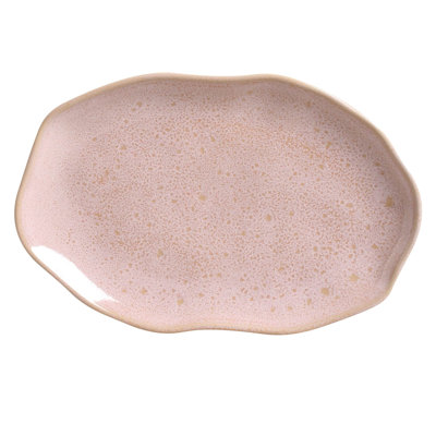 Serving Platter 11.8” Ceramic Stoneware - Microwave, Oven, and Dishwasher Safe, by Porto Brasil