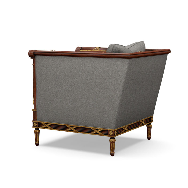 The Regent's Visit  Accent Chair, Cashmere Sweater Mica