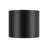 Napoleon 7-in (6-in Height) Black dimmable LED Semi-Flush Mount-124959475-124959476