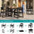 5-Piece HDPE Outdoor Patio Dining Set-524452714