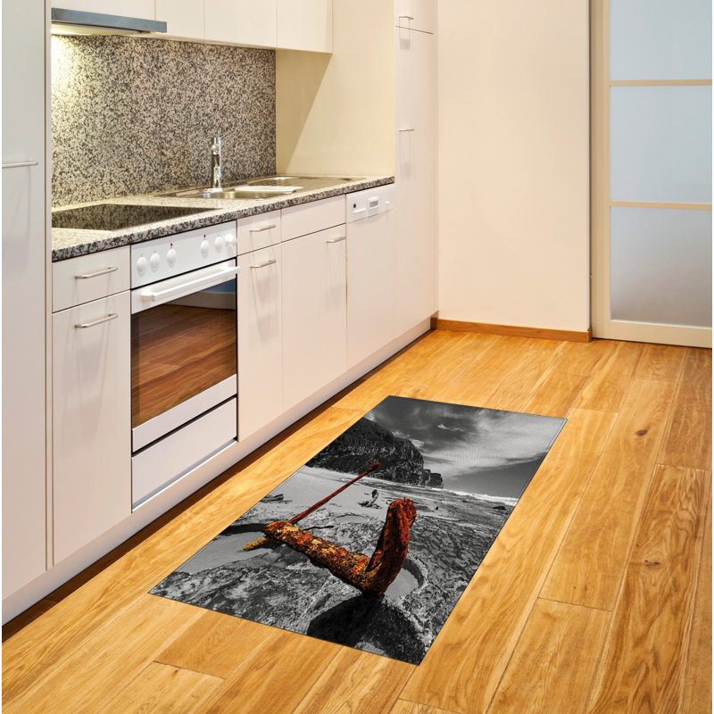 Tapis décoratif en fibres à haute densité Anchor, Rectangle 2 pi 7 po x 5 pi