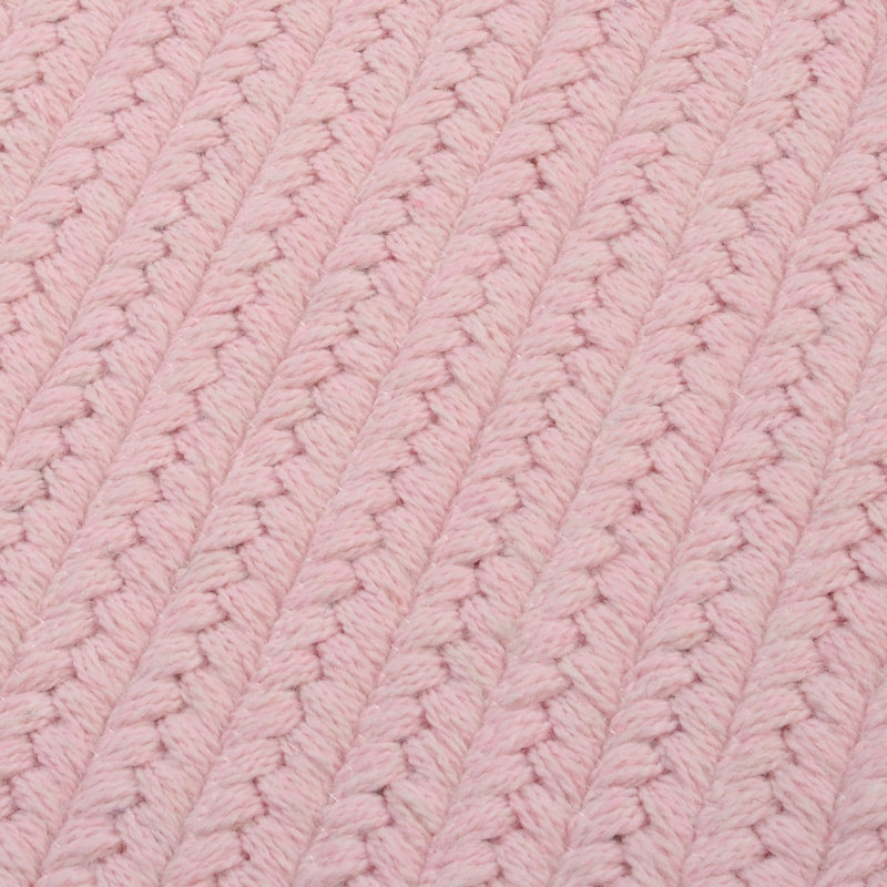 Tapis rose tressé Mcclary, Tapis de couloir 2 pi x 8 pi