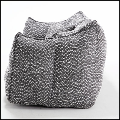 Fauteuil à billes doux avec noyau en mousse haute résilience pour deux, idéal pour la détente en famille et entre amis