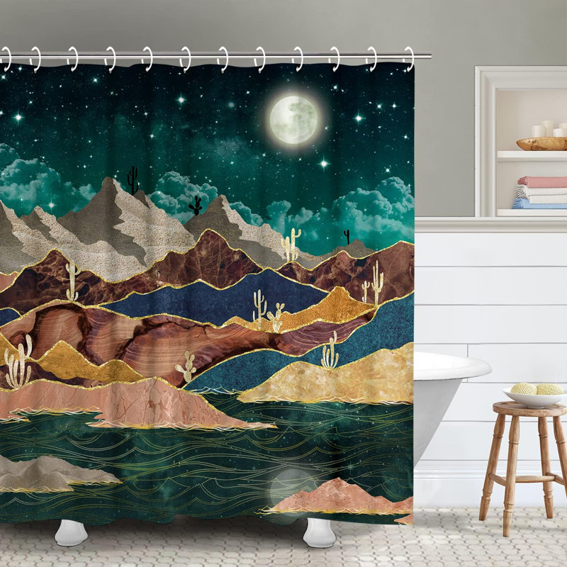 Rideau de douche Mountain Moon