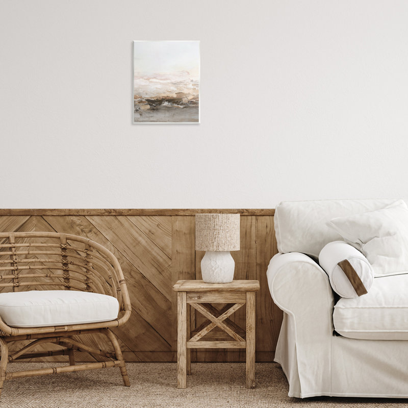 Plaque murale horizon neutre neutre, design par Hazel J.