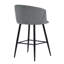 Meurer Upholstered Counter Stool with Metal Frame-576909836