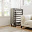 Open-Frame Bed with Mattress