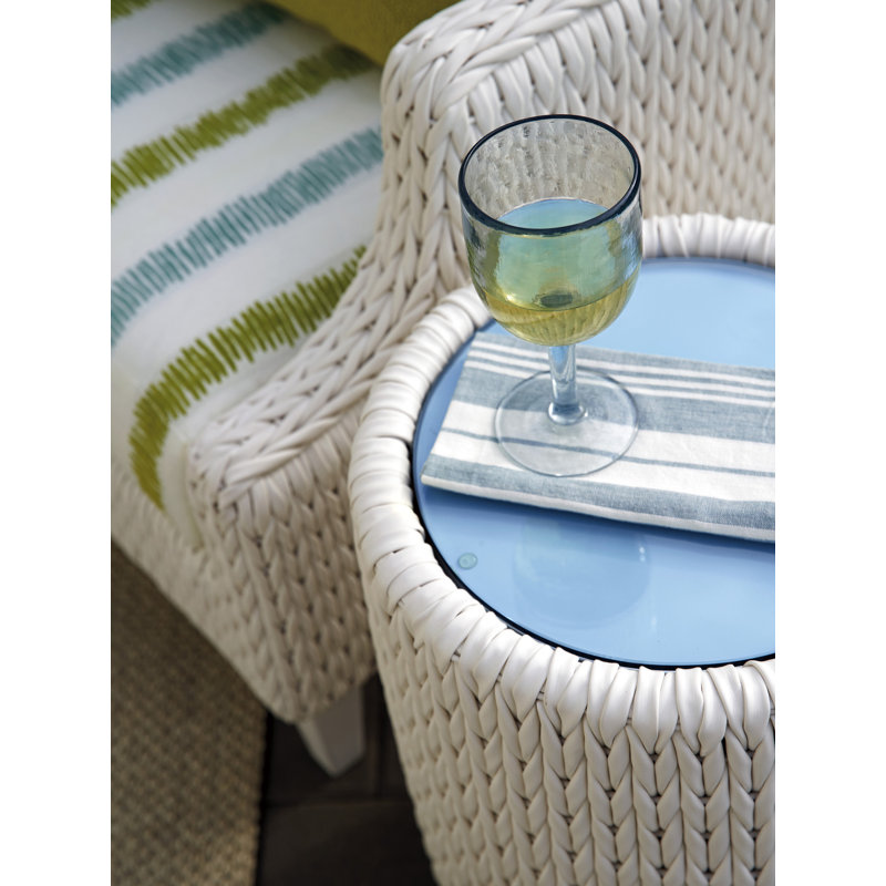 Ocean Breeze Promenade 15" Wide Side Table