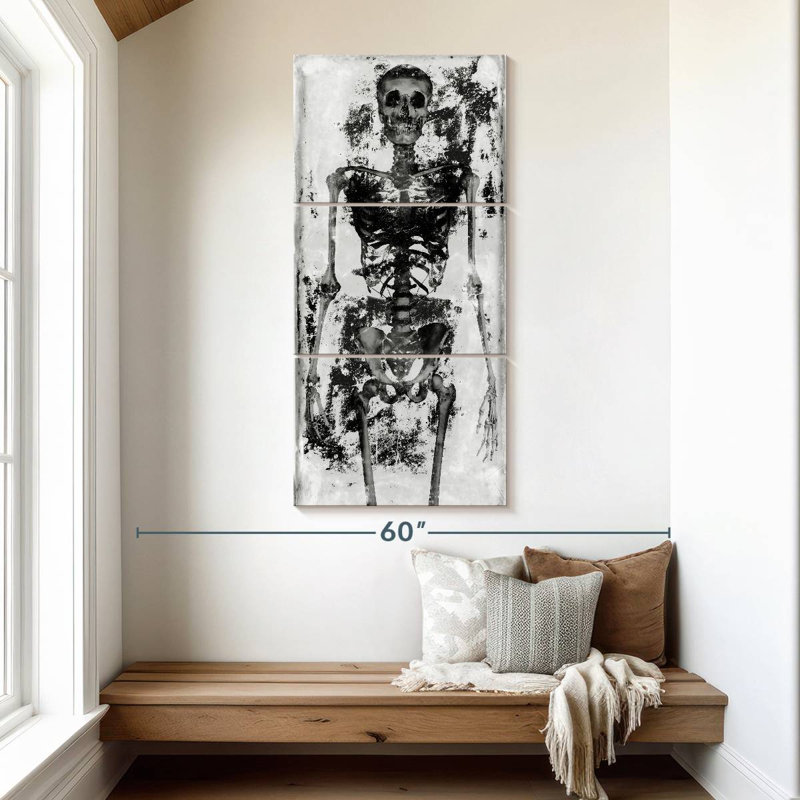 Skeleton IV, 52" H x 24" W