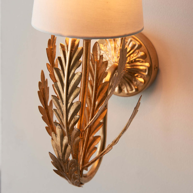 Jalynn Armed Sconce, Gold