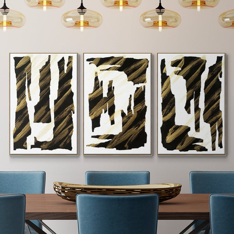 " Onyx Obelisks I " 3 - Pieces, Naturel, H 24 po x l 48 po x P 2 po