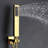 Balsamo Gold In Wall Thermostatic Shower Set with LED and Overhead Options-48170637