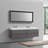 Bliss 79.13 " W Free Standing Wall Mounted 2 Double Vanity Bathroom Vanity With Acrylic Top-97765238