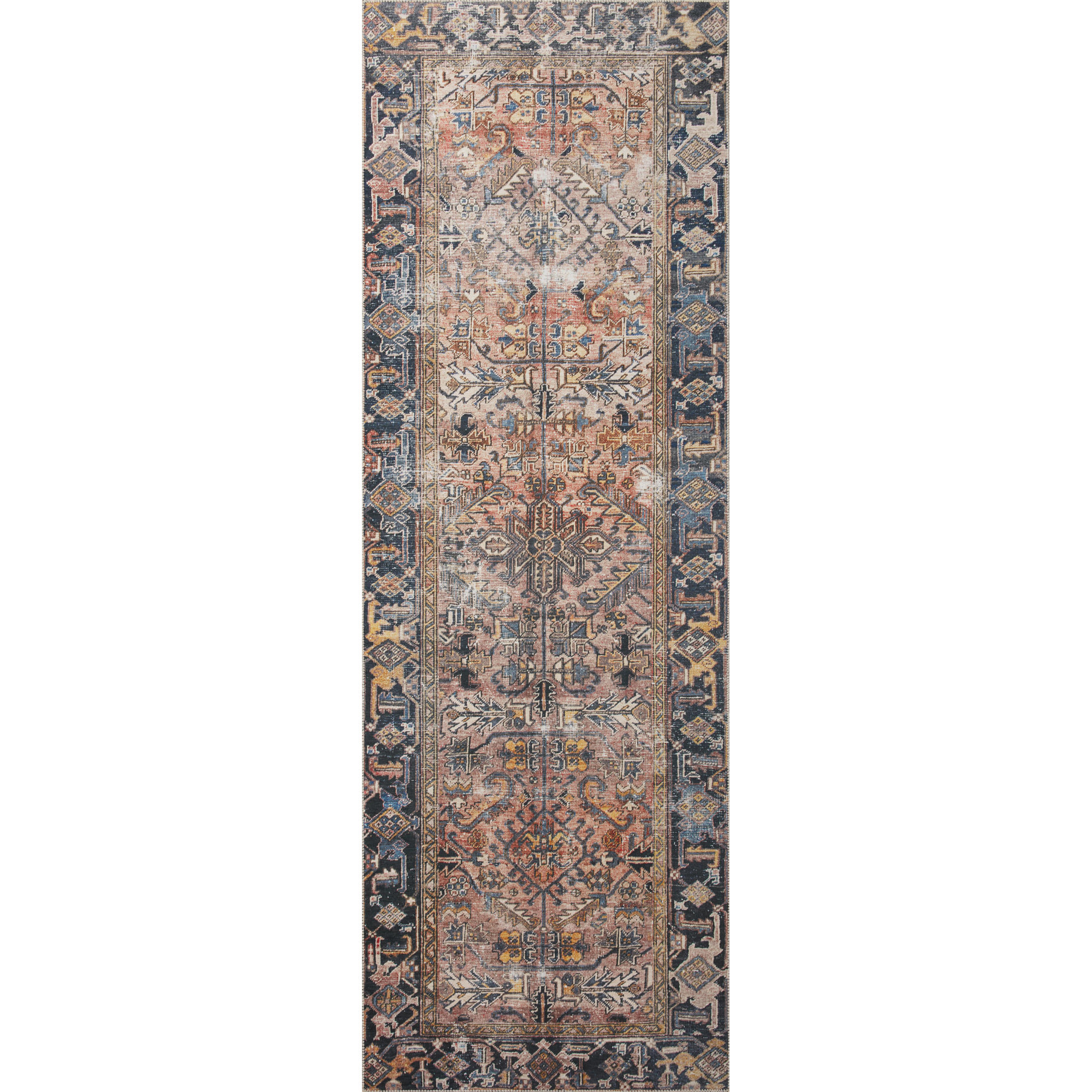 Chris Loves Julia x Loloi Jules Oriental Indoor Area Rug, Runner 2'6" x 7'6"
