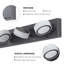 Luminaire de salle de bain 37 po à 5 lumières DEL moderne 37 po pour salle de bain, miroir et douche-1299094477-1299094479