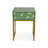 Bone Inlay Green Bedside Table