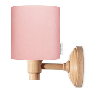 Solid Wood Armed Sconce