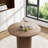 Pedestal Elegant Wood Texture Round Dining Table-483468001-483467935