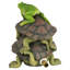 Statue diffuseur redirigée pour le côté des grenouilles et des tortues