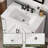 30" Single Bathroom Vanity with Ceramic Top & LED Light-282527057-283209378