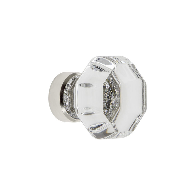 Chambord Geometric Knob, Polished Nickel