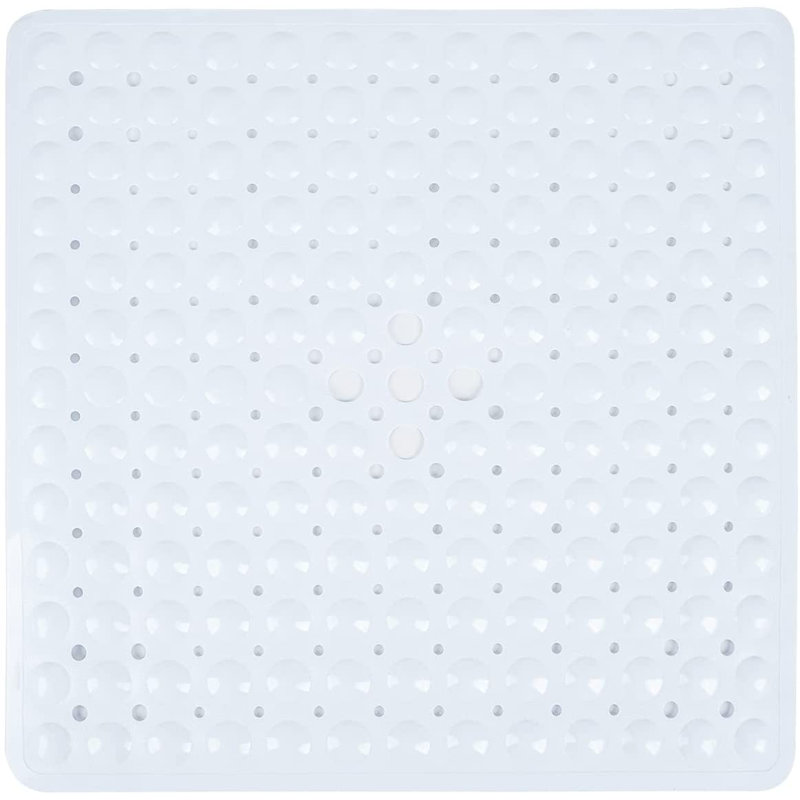 Milroy Non-Slip Shower Mat, White