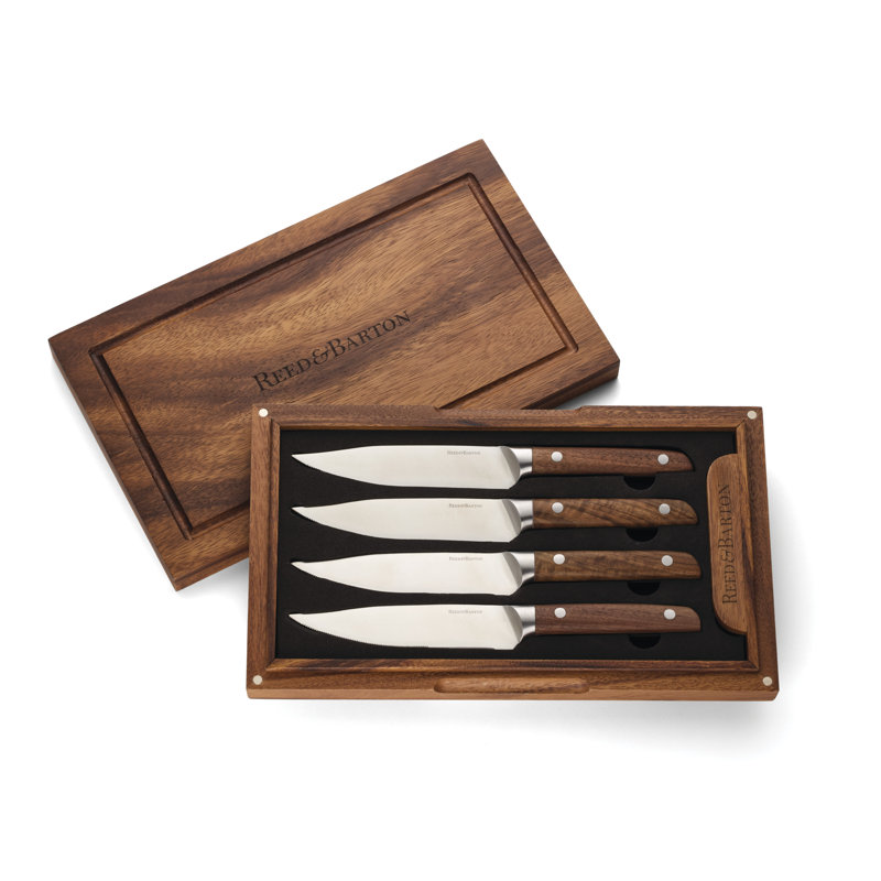Asher 5-Piece Steak Knife Set with Storage Box