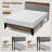 Jarl Upholstered Bed with Headboard Hidden Cabinet-91377738