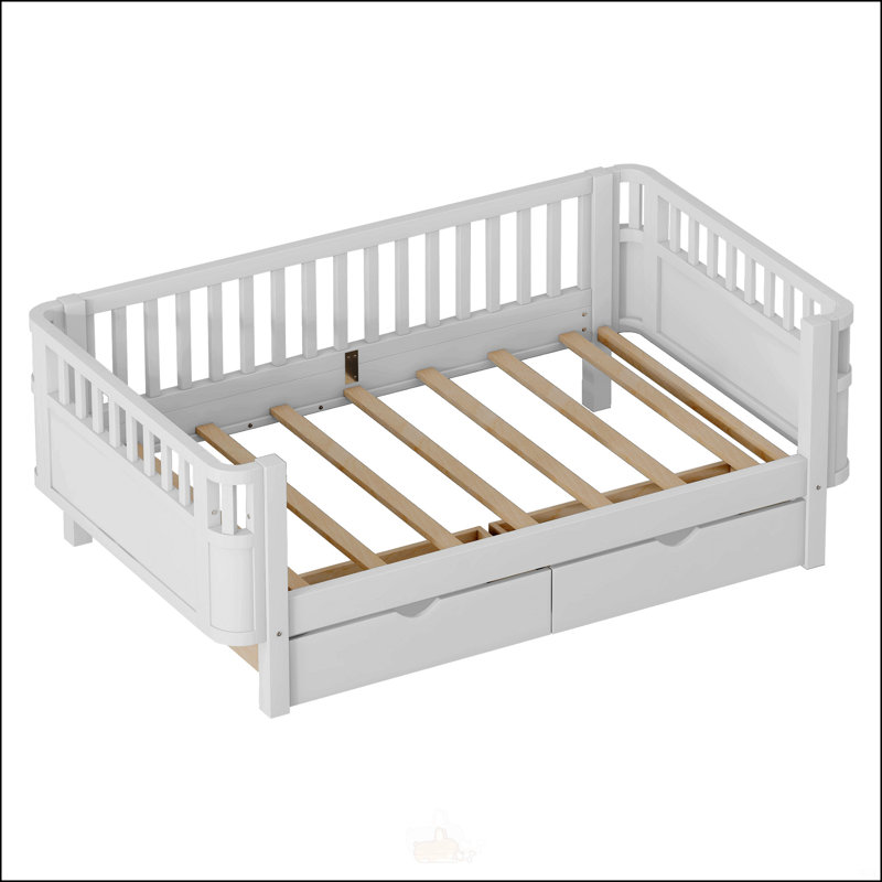 Lit plateforme simple en bois