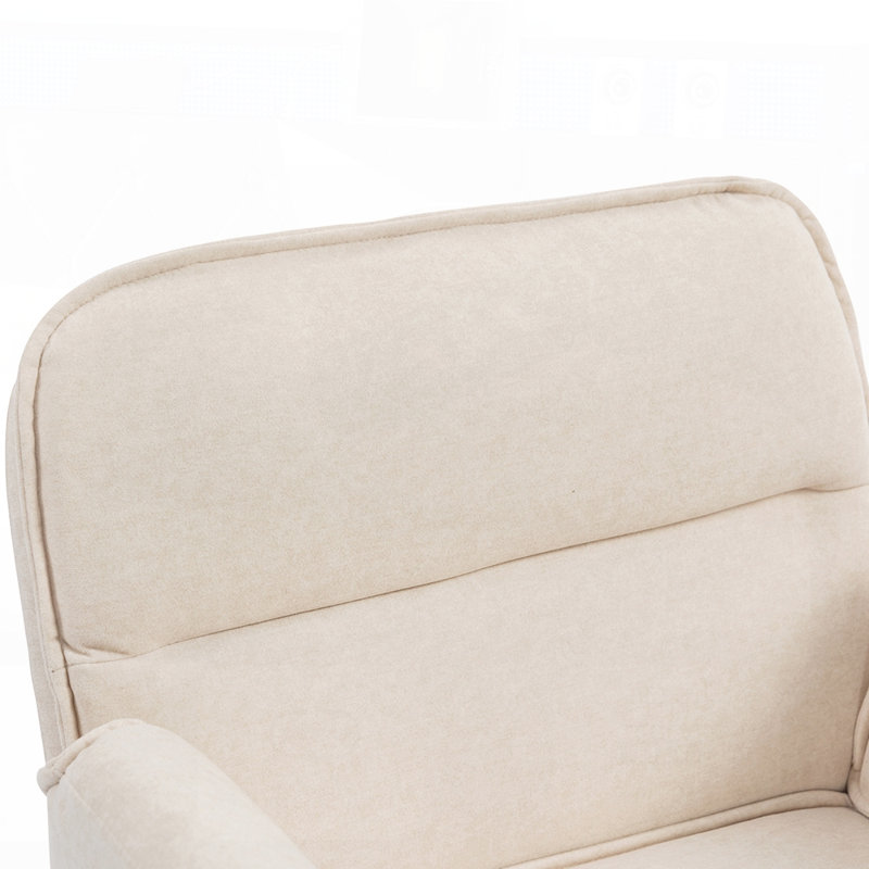 Chaise de bureau Criss Cross, Tissu beige