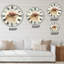 Horloge murale marine et côtière surdimensionnée Sea Shells-B-73145520