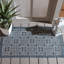 Tapis intérieur / extérieur bleu marine / gris Arneshia-236962220