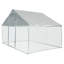 Poulailler 10 x 6 x 6 pi - Fabrication en métal pour volaille 10 x 6 x 6 pi