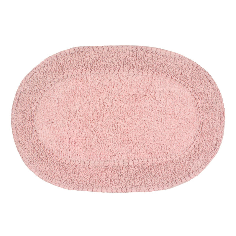 Yinka Bath Rug, 17" W x 24" L, Pink