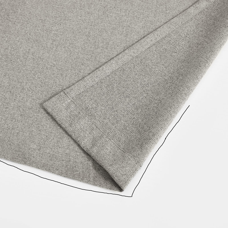 Ayhem Microfiber / Microsuede Blackout Curtain Pair, 228cm Width x 274cm Drop, Beige/Mink