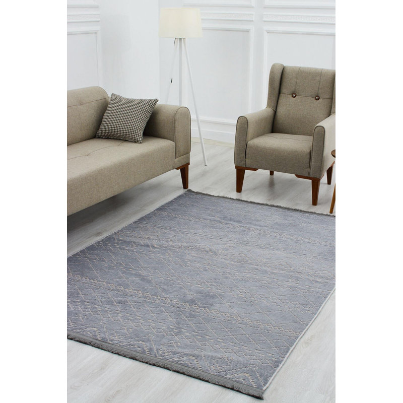 Tapis avec envers antidérapant Tessa, Rectangle 3 pi 11 po x 5 pi 11 po