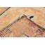Petit tapis chinois antique à petits carrés
